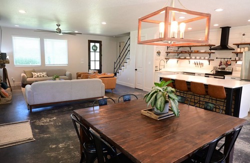 Spring Branch House | Farmhouse- Pool, Hot tub, Putting green, Swimming hole
