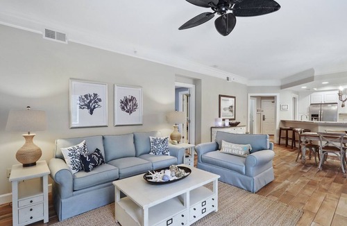 Palmetto Dunes Condo | Gorgeous oceanside villa located on the first floor - Short walk to the beach