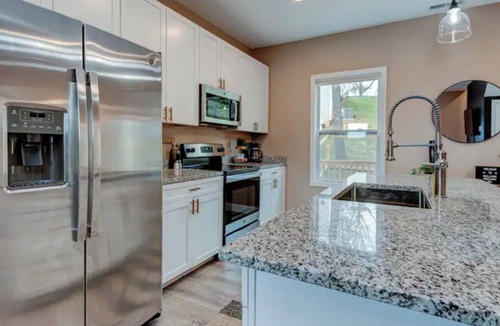 Canton House | Hillside Hideaway Boho 3BR Home w Gameroom, Waffle Bar, Gas Fire Pit, Mtn Views!
