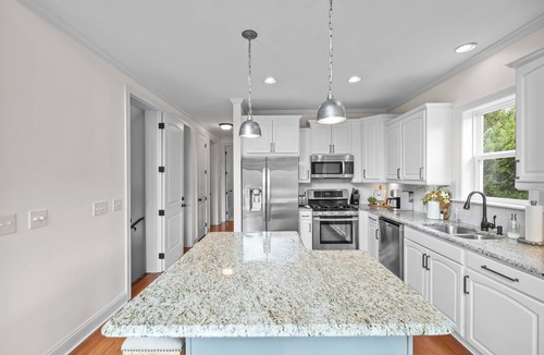Steele Creek House | Island Point Escape on Lake Wylie! Designer Lakefront House, Sleeps 10+