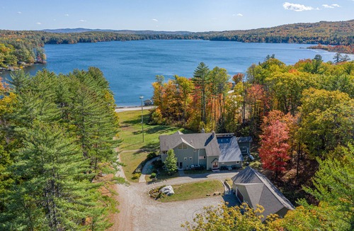 Franklin House | Lakefront home with gym, game room, home theatre, & private beach with boathouse