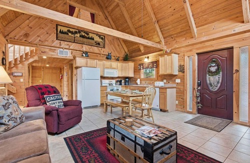 Branson Cedars Cabin | Little Bear Cabin Hot Tub Near Thunder Ridge Sleeps 6