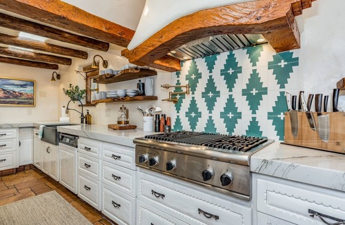 Historic Eastside House | Luxury Adobe Scenic Hilltop Setting Artful Interiors Outdoor Living