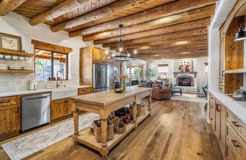 Santa Fe House | Luxury Tesuque Retreat, Hot Tub, Kiva Fireplaces