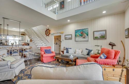 Ocean Ridge House | Marina & Golf Course Views: Edisto Island Home