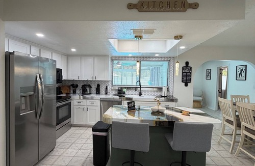 Spring Hill House | Mediterranean Style 3BR w/Pool, Fire Pit & Private Suite