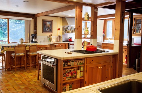 Fort Bragg House | Mendocino County Handcrafted 6000 sqft Lodge tallest Redwoods & Zen Pond Garden