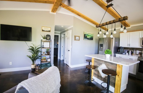 Badger House | Newly constructed cabin on a quiet residential pond.