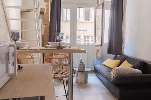 Les Cordeliers Apartment | Nice Duplex Studio Ideal For Couple In Lyon!