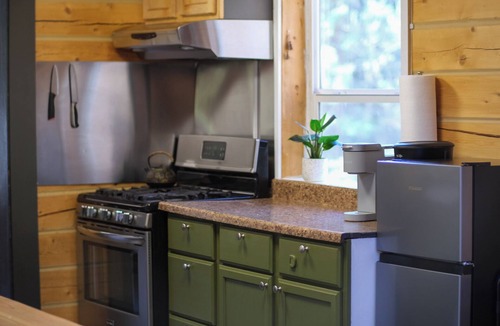 Fairbanks Cabin | On-site Sled Dog Demo! Tucked in woods! Auroras seen here. Private.
