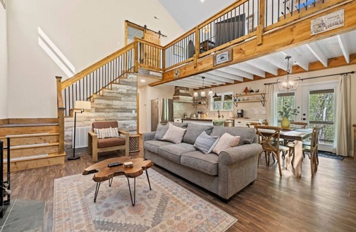 Lake Lure House | Pet Friendly, Lovely Creek, Fire Pit - Brookside Retreat by Carolina Properties