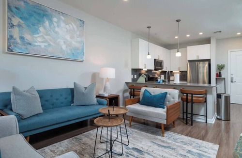 Assembly Square Apartment | Pool View Central Condo Assembly Row W/D Gym & Pool Sleep 5
