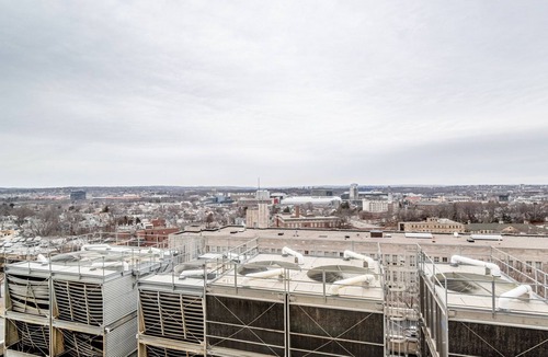 St. Elizabeth's Apartment | Prime Brighton 1BR w/W/D, Gym, near T, Shops + Dining, by Blueground