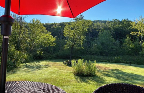 Shelburne Apartment | Private dog-friendly 2BR farmhouse apt in Shelburne Falls. Mid-century & chic.
