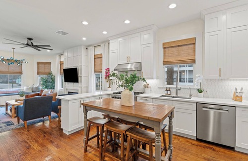 San Jacinto House | Private heated pool + outdoor oasis. 3 blocks to the beach!