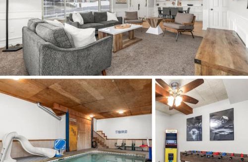 Lakeview House | Private Indoor Pool and HT - Sleeps 16 - Game Room
