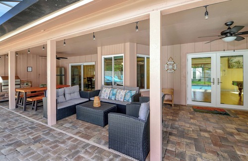 Palma Sola House | Private Pool 4 bd 3 ba with 2 King Master Suites Sleep 10 near AMI and IMG