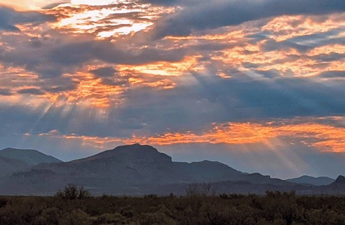 Alpine Cabin | Raven Room in charming Terlingua Ranch perfect for quiet relaxing getaway w/AC