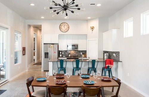 Blackshear-Prospect Hill House | Relax in this Top-Rated 5BR/4BA East Austin House with Private Patio