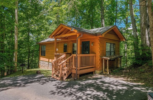 Smoky Mountains Cabin | Romantic Cabin w/Sunset Views Hot Tub Near Gatlinburg