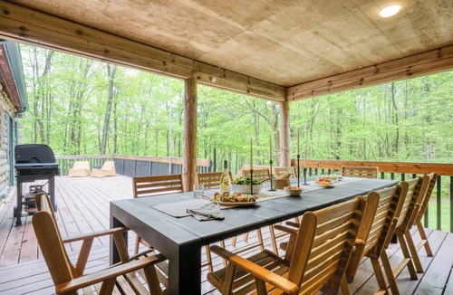 Great Barrington Cabin | Secluded Forest Sanctuary Outdoor Living, Yard, Views | Half Moon by AvantStay