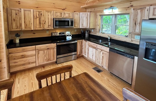 Black Mountain Cabin | Secluded Log Cabin w/Stunning Mountain Views, Hot Tub, Cold Plunge, Fire Pit