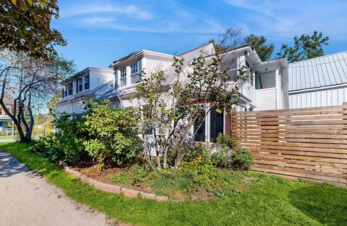Chester Depot House | Spacious dog-friendly house w/woodstove, fenced-in yard, BBQ, wifi, w/d, TV