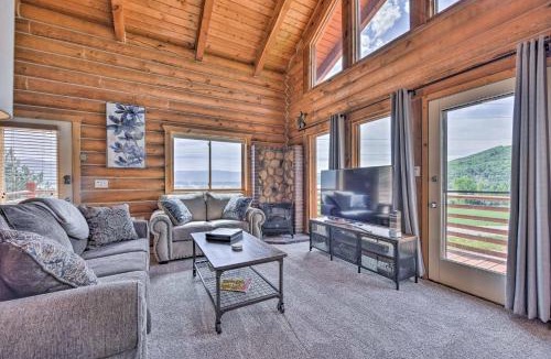 Eden House | Spacious Hilltop Cabin w/Deck & Scenic Views!