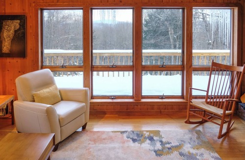 Ludlow Ski Chalet | Spacious hilltop Okemo chalet. On the mountain, stunning views.