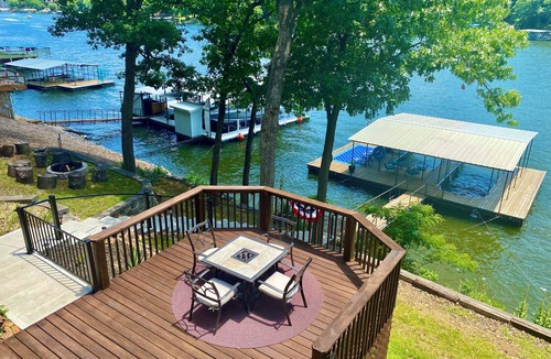 Osage Beach House | Spacious Lakefront Home with Private Dock & Fire Pit at 3MM