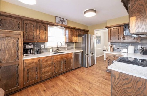 Shawnee House | Spacious Shawnee Retreat - 4BR + Huge Yard + Cozy Deck