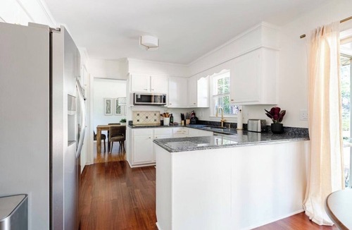 Charlotte House | Spacious SouthPark Area Retreat 2 Living Rooms + Office + Glass-Enclosed Porch