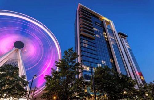 Peachtree Center Apartment | Studio Deluxe Condo, Sleeps 4, Wyndham Atlanta Resort, Downtown!