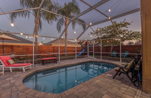 Lakeview Village House | Sunshine Oasis, 4Bed/2Bath W/Private Heated Pool