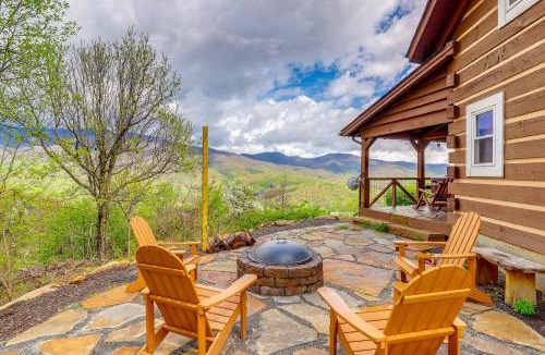 Waynesville House | True Log Cabin w/Game Room, Year-Round Views