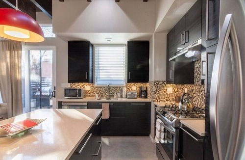 Downtown Santa Fe House | Truly unique art-filled home w/garden close to the Plaza.
