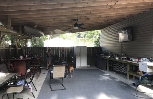 Olde Town House | Two blocks from the beach with a free golf cart