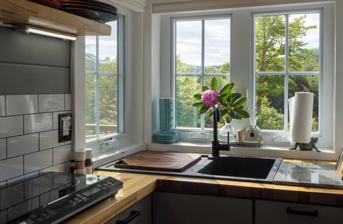 Cullowhee House | Two Cozy Designer Tiny Homes Private Compound Mountain Views Near Lake Glenville