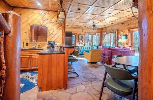 Suches Cabin | Vibrant Spacious Mountain Estate with Heated Pool & Hot Tub in Suches