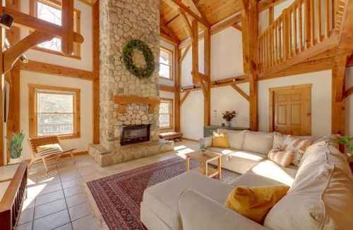 New Durham House | Waterfront Lakes Region Home on Private Cove!