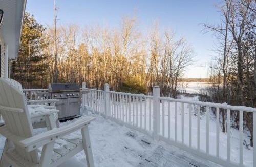 Lochmere House | Winnisquam Landing Lakefront Firepit Deck