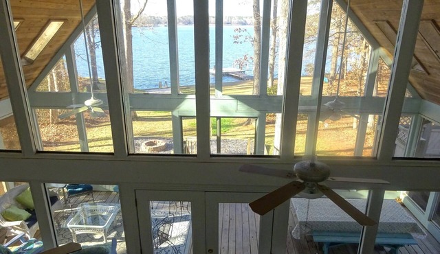 Airy A-frame with WOW views! Private Dock! Hot-tub! Firepit! Canoe! PetsOK!