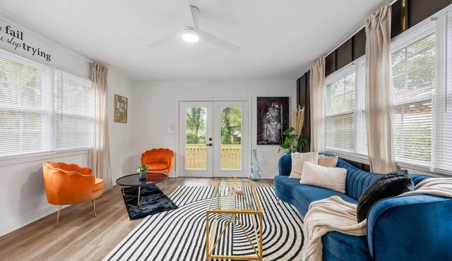 Atl 4 BR | 10 Mins from Airport | Office & Desk