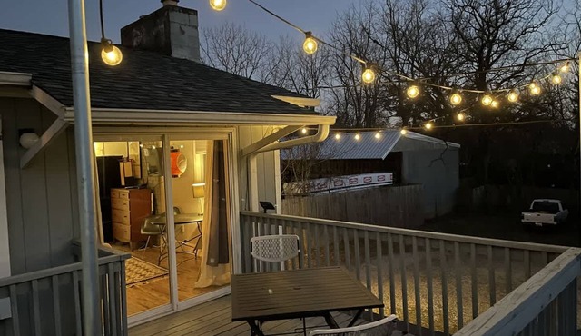 Cheerful Studio w Patio Steps From Everything