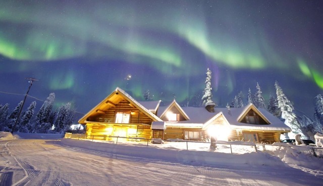 Come stay in this massive historic log mansion