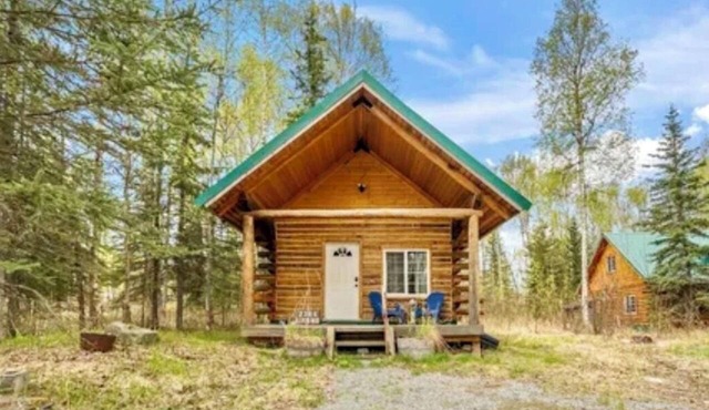 Cozy cabin in the pines, for a cozy getaway