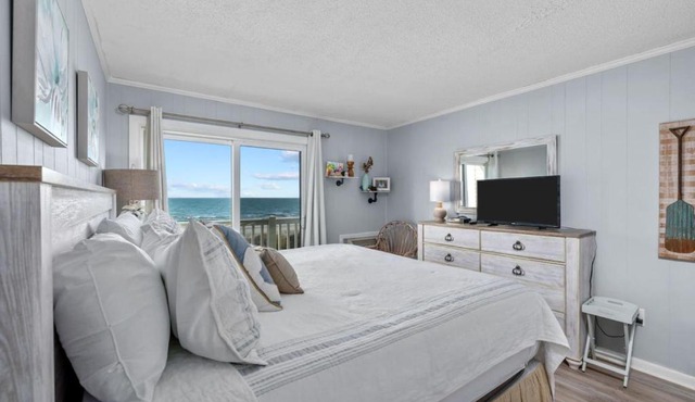 Direct Beach Access. Pets welcome. Oceanfront Condo with Pool - Stunning Views