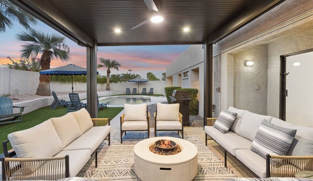 Elevated Desert Escape | Heated Pool Putt Green in Scottsdale
