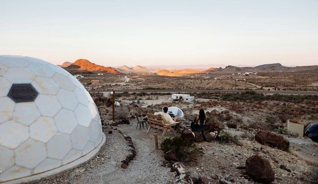 Fantastic Secluded Dome with Great Desert Views in Terlingua, Texas