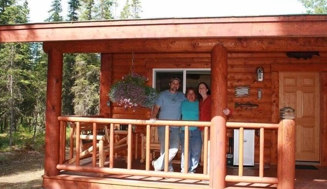 Fish on Log Cabin Rental Got Fish We Do!